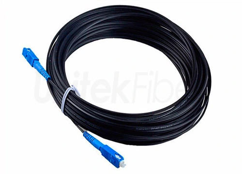 sc fiber optical patch cord simplex black