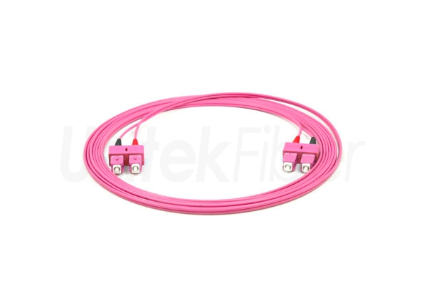 sc to sc duplex fiber optic patch cord