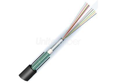 Aerial Fiber Optic Cable|GYXTW Fiber Optic Cable 2 core SM Armored Central Loose Tube G652D PE