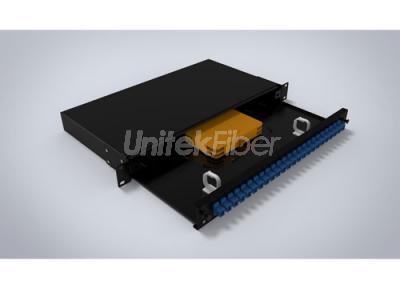 Sliding Termination Box UF-JJ-CL-1U Rack Mounted Fiber Optic Patch Panel 12/24cores