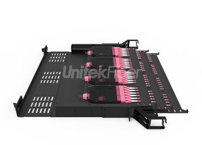 High Density MPO & MTP Fiber Optical Patch Panel 1U 144 cores Terminal Box for Data Room