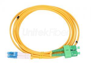 Fiber Optic Patch cord SC-LC Fiber Jumper OM4 DX SX 3.0dB Yellow