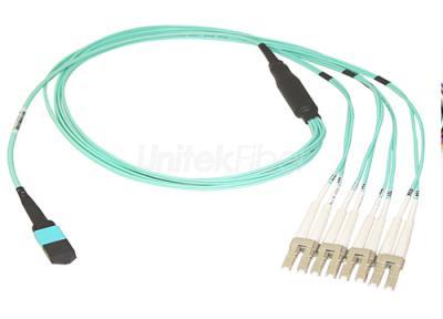 MPO-LC Optical Trunk Cables SM OM3 12 cores, 24 cores, 96 cores and 144cores