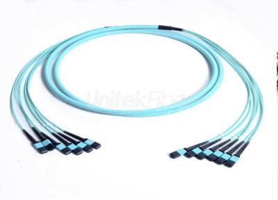 MPO-MPO Trunk Cables OM3 Compatible with 40G, 100G SFP 12 24 cores Connector