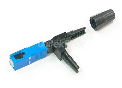 FTTH Fiber Optical Fast Connector SC UPC APC for Field Installation