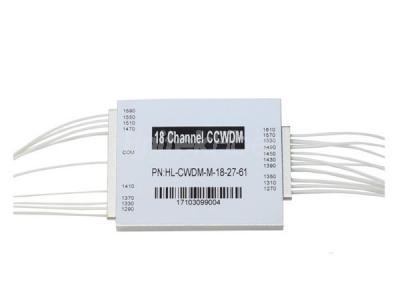 Rack Mount Mini Optical Compact CWDM Module 18 Channel CCWDM With LC Pigtail