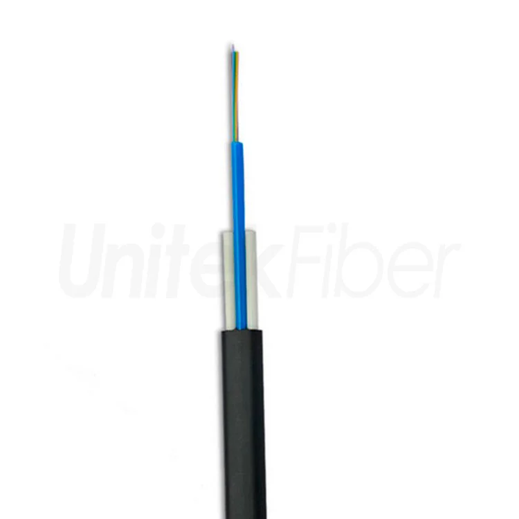 Outdoor Fiber Optical Cable Mini ADSS Flat Type Non-metal GYFXTBY G652D SM 4 6 Core 50m pole span PE
