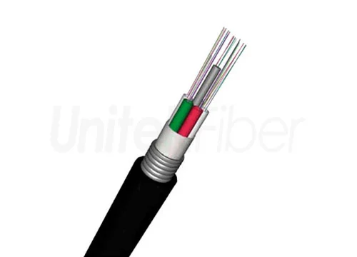 Duct Fiber Optic Cable|GYTA Underground Fiber Optic Cable Aluminum Tape Stranded Loose Tube 12 Cores SM G652D PE