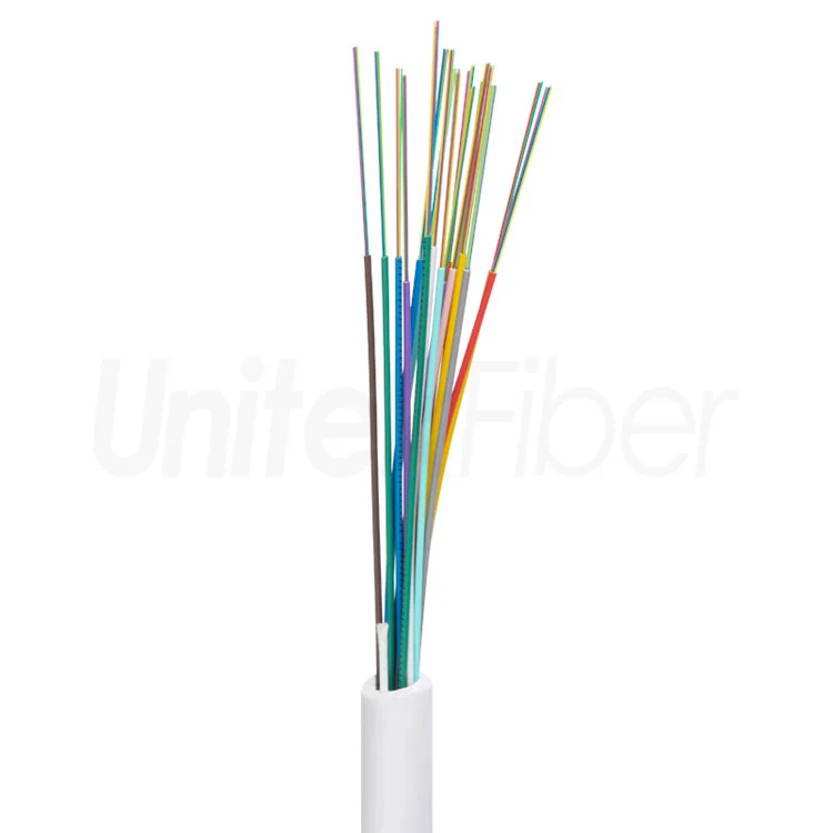 FTTH Drop Fiber Optical Cable 1 Core G657A with FRP/KFRP Strength member  LSZH Jacket - Shenzhen KaiShengDa Cable Co., Ltd.
