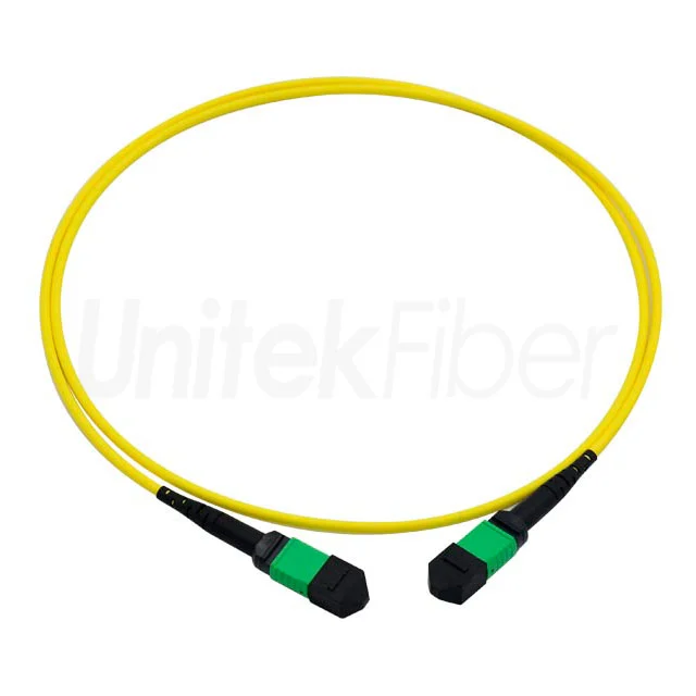 high density mtp mpo fiber connector trunk cable 8 12 cores sm g657 corning fiber optic patch cord 5m lszh 4