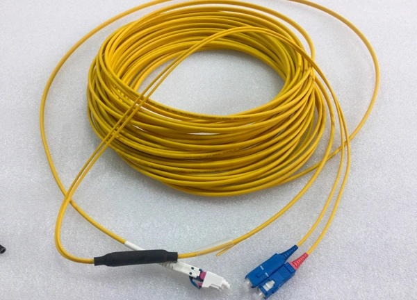 Fiber Optic Patch Cord LC/UPC-SC/UPC Duplex Traceable Jumper Cables Singlemode G657A1 LSZH 5m 10m