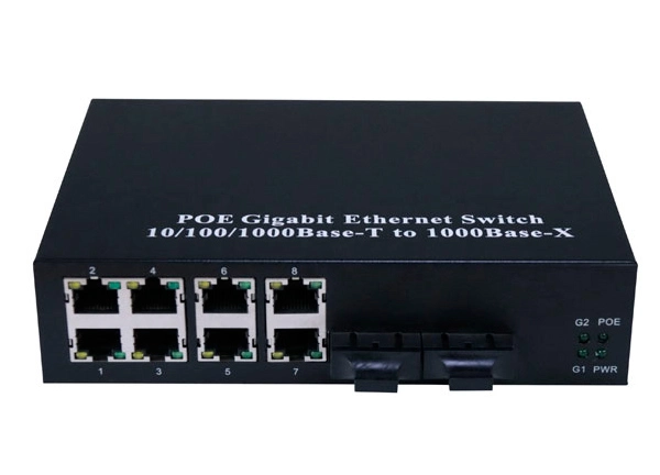 DES-1008F Switch 8 ports 10/100 Mbps avec 1 port Fibre Optique