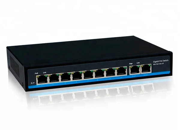 PESENSKA 8 Ports 8CH PoE Switch Ethernet Smart Internet 10/100M