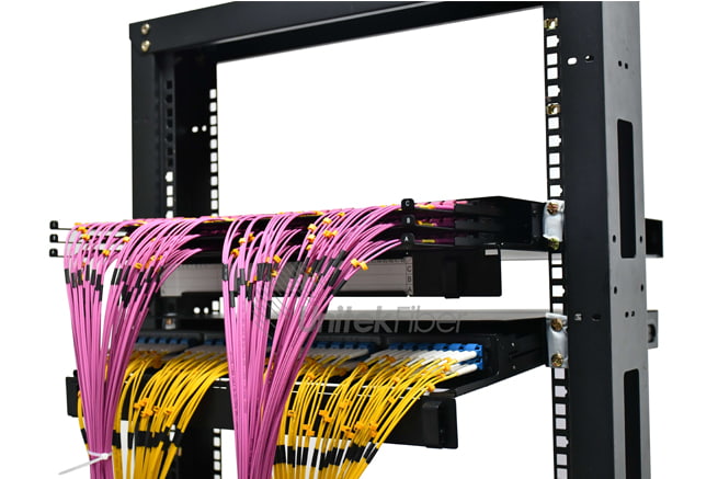 MTP MPO Fiber Cable|High Quality OM4 Fiber Patch Cable Multimode Male MTP/MPO Cable 8F 12F LSZH