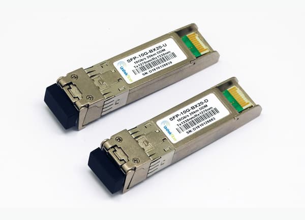 10g bidi sfp optical transceiver for networking switches tx1330nmrx1270nm 40km 1