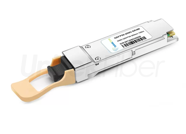 optical transceiver module 200g qsfp56 fiber optic transceiver sr4 850nm 100m mpo mtp use