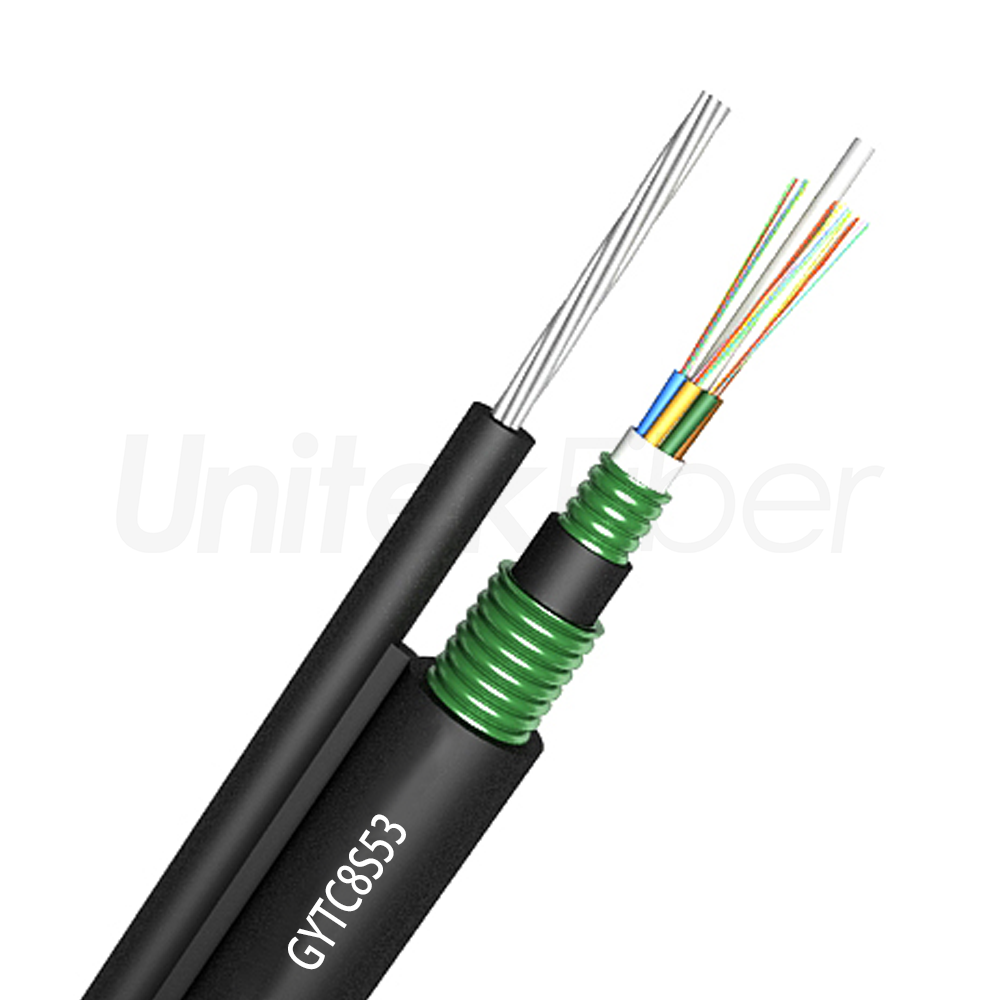 Outdoor Fiber Optical Cable|Figure 8 Fiber Cable SM G652D G657A1 armored Multi-Core GYTC8S53